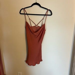 Intimately free people new with no tags cinnamon/ rust slip